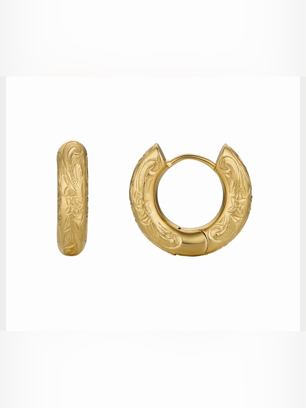 Hey Harper Daphne Nicole Huggie Earrings - Picture 2 of 2